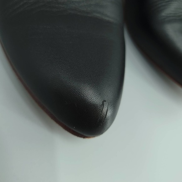 Nisolo Sofia Slip-On Black Leather Mule Clog size 7 - Picture 4 of 14